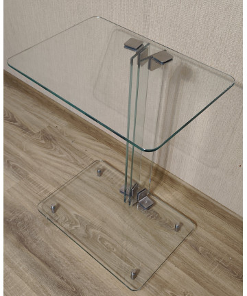 Glass lap top table